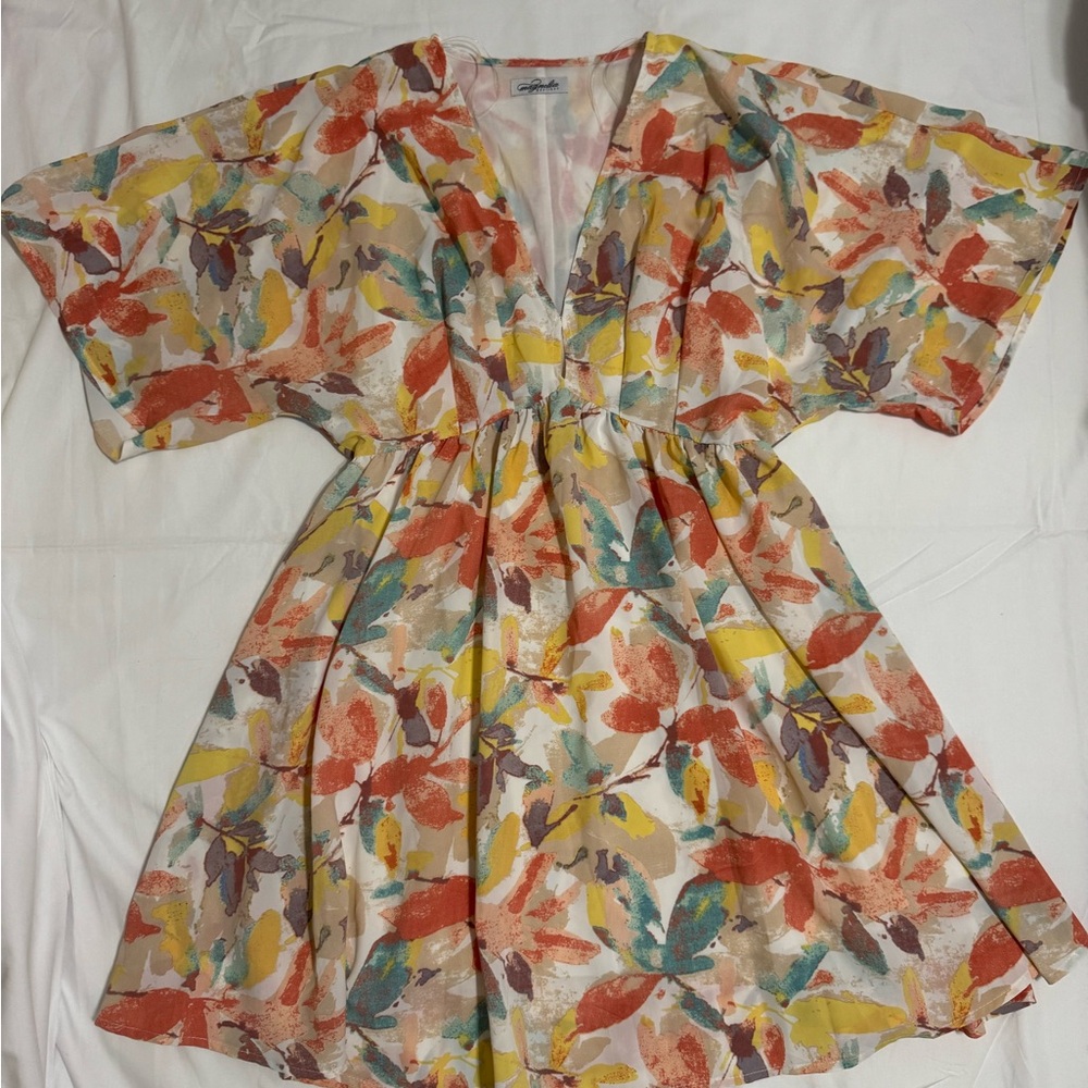 Magnolia Multicolor Floral Kimono